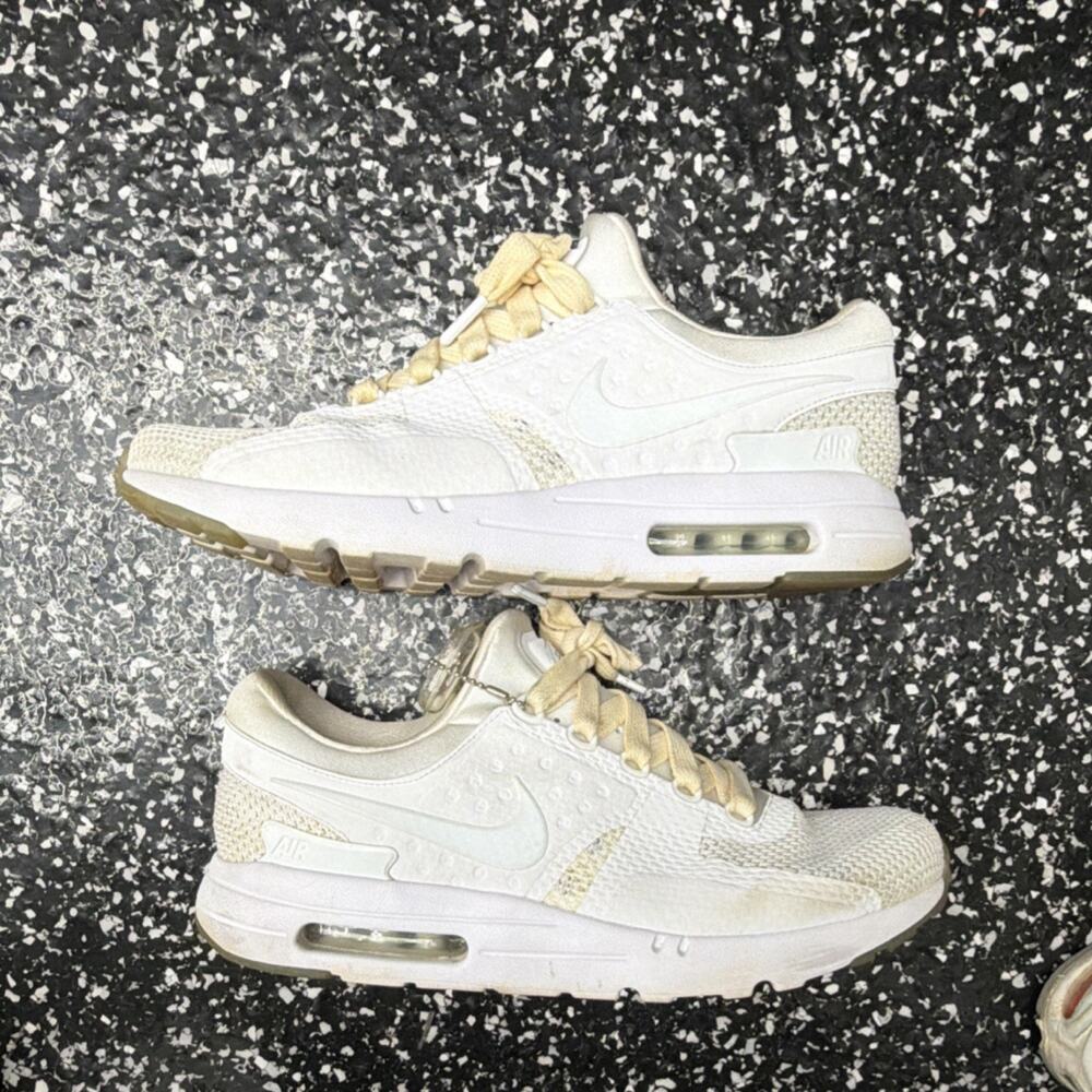 Nike Air Max Zero QS White Pure Platinum Men's Low Top Sneakers 789695-102